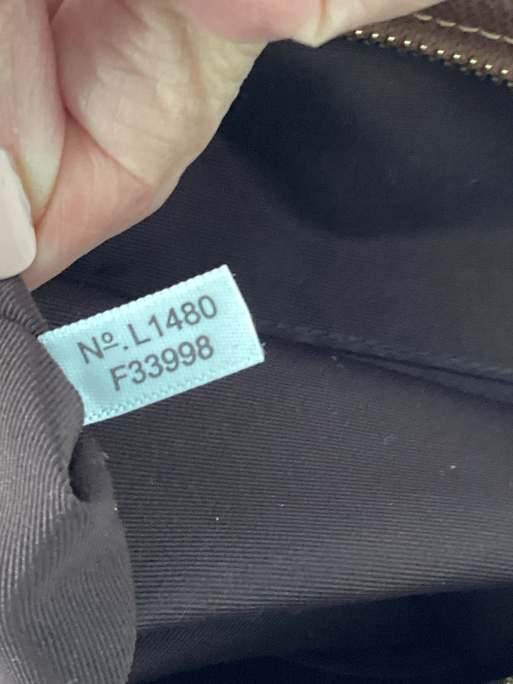 Coach Peyton Signature Logo Canvas Pocket Tote in Khaki/Saddle - Picture 14 of 16